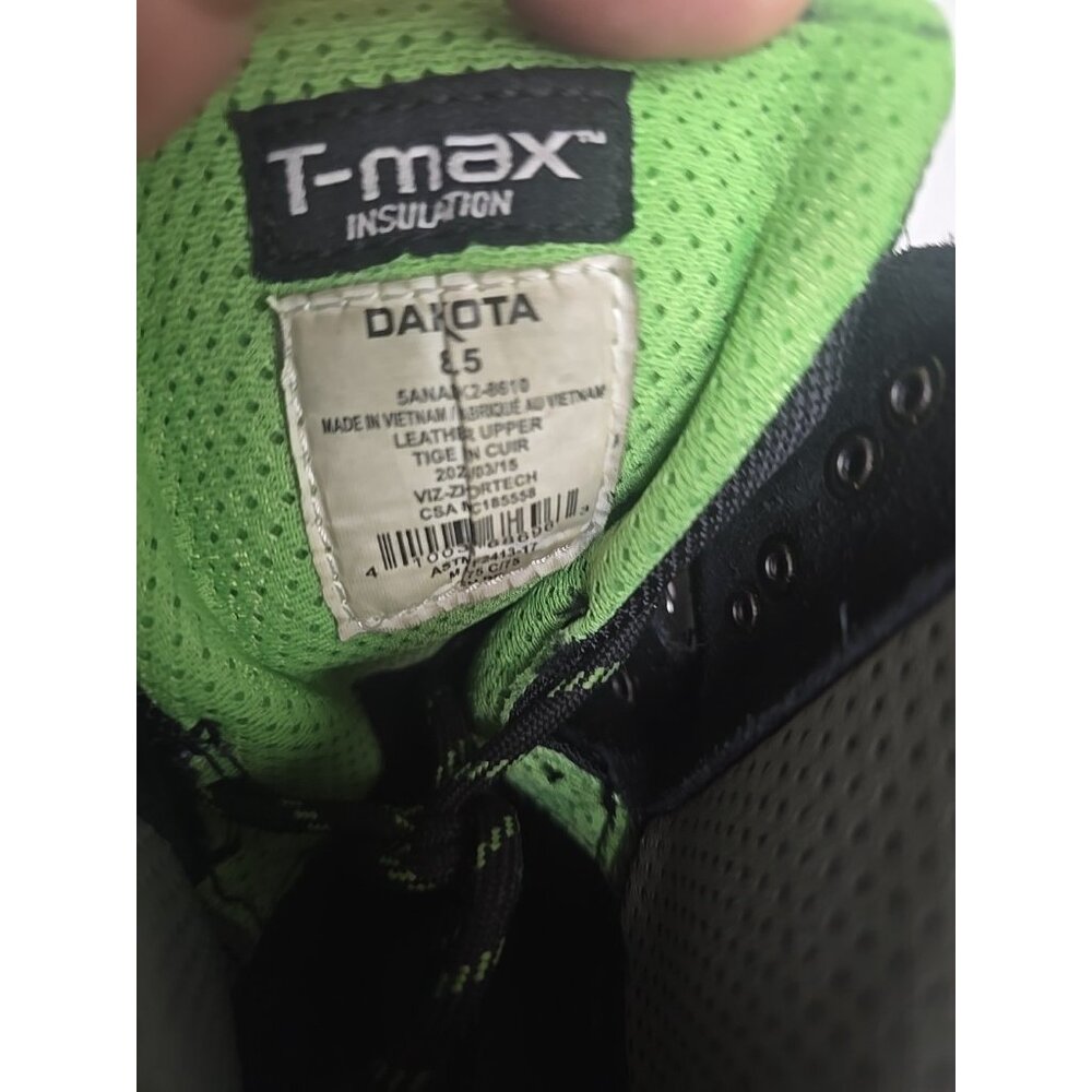 Dakota Men's Work Pro Series 8610 8" Inch STSP T-Max Insulated Work Boots 8.5M - Picture 4 of 7
